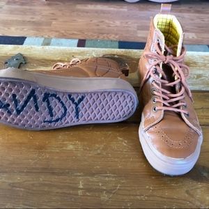 Toy Story Vans M 6.5 W 8 Rare Tan Andy Woody